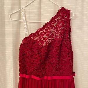 One Shoulder Bridesmaid Dress